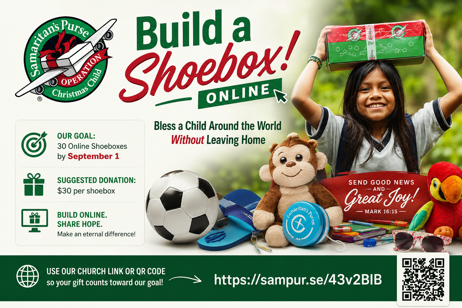 Operation Christmas Child — Build a Shoebox Online
