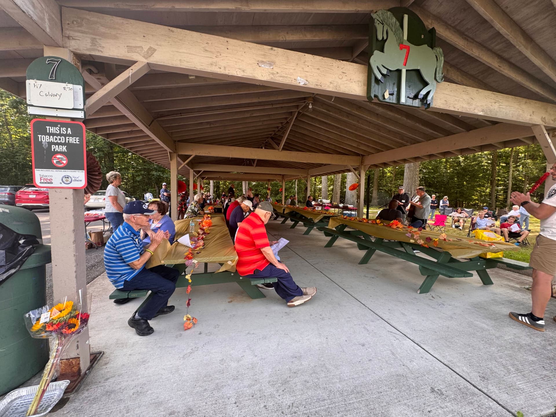 Pavilion 7 at Lower Highland Park reserved for Calvary Community